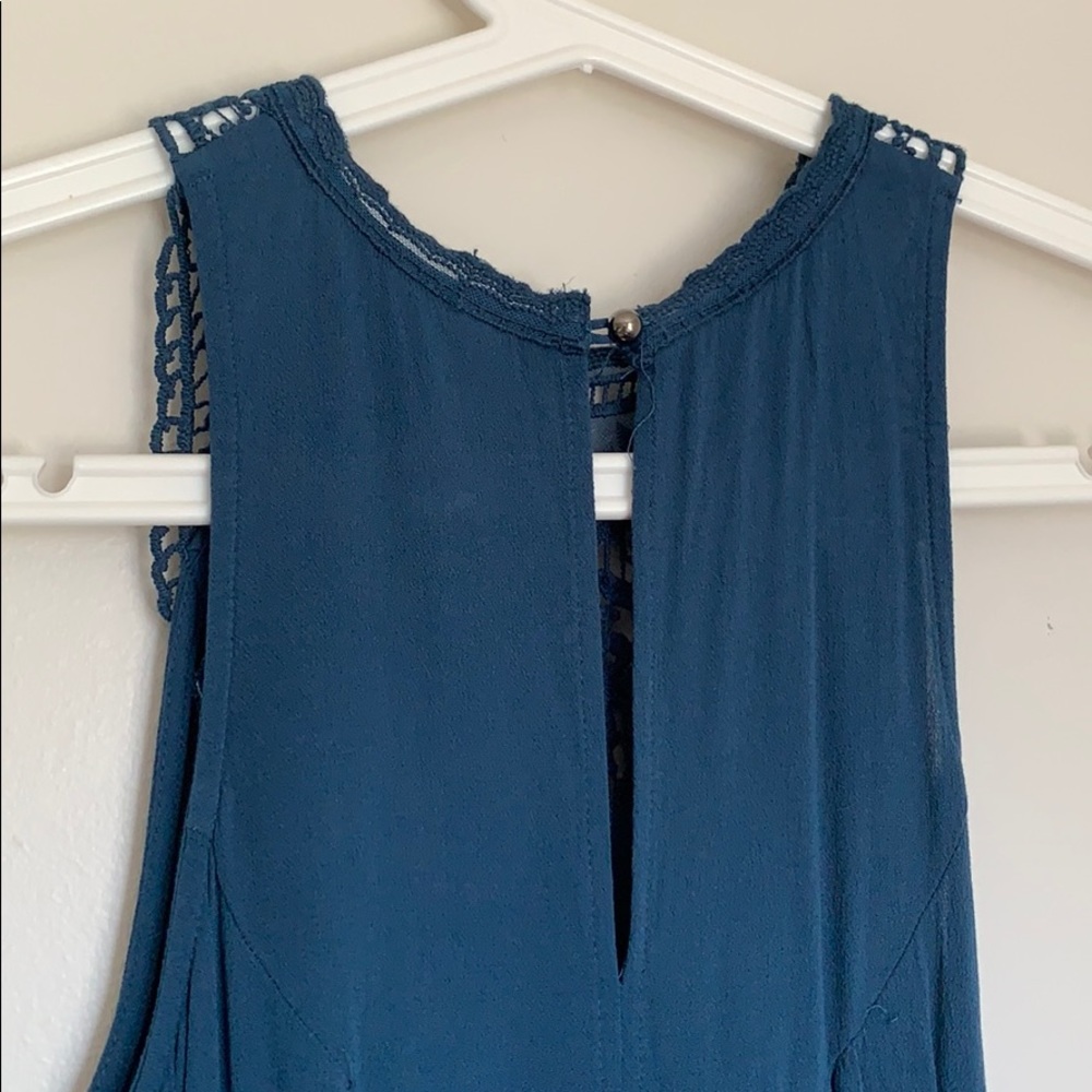 Blue summer sun dress - Picture 4 of 5